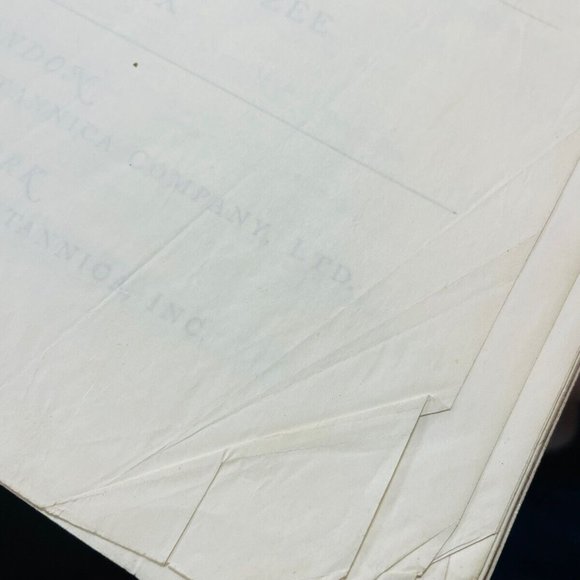 Encyclopedia Britannica 1926 Pacific - Zuyder Zee Leather Book 3 Only - Picture 7 of 12